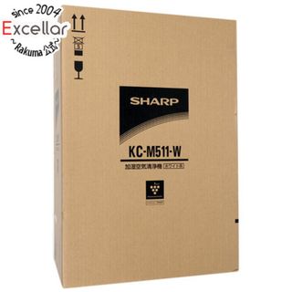 シャープ(SHARP)のSHARP　床置き型プラズマクラスター加湿空気清浄機　KC-M511-W　ホワイト(空気清浄器)