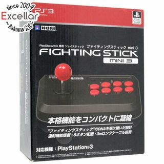 プレイステーション3(PlayStation3)のHORI　PS3用 ファイティングスティック mini3 HP3-125　ブラック 元箱あり(その他)