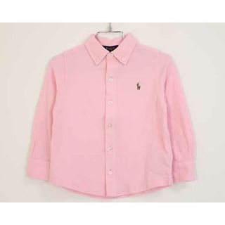 ラルフローレン(Ralph Lauren)の〓ラルフローレン/Ralph Lauren〓100cm  長袖シャツ  ピンク【中古】 子供服 キッズ kids  男の子 女の子 春秋  tops 503042(シャツ/カットソー)