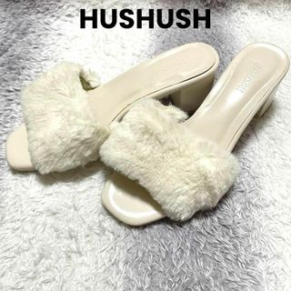 ハッシュアッシュ(HusHush)のs10y ハッシュアッシュ HUSHUSH ミュール サンダル ふわふわ(サンダル)