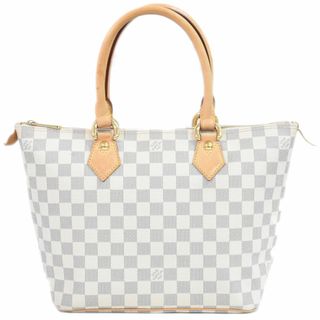 ルイヴィトン(LOUIS VUITTON)の本物 ルイヴィトン LOUIS VUITTON LV サレヤ PM ダミエ アズール トートバッグ ハンドバッグ ホワイト N51186 Saleya ビトン バッグ 中古(トートバッグ)