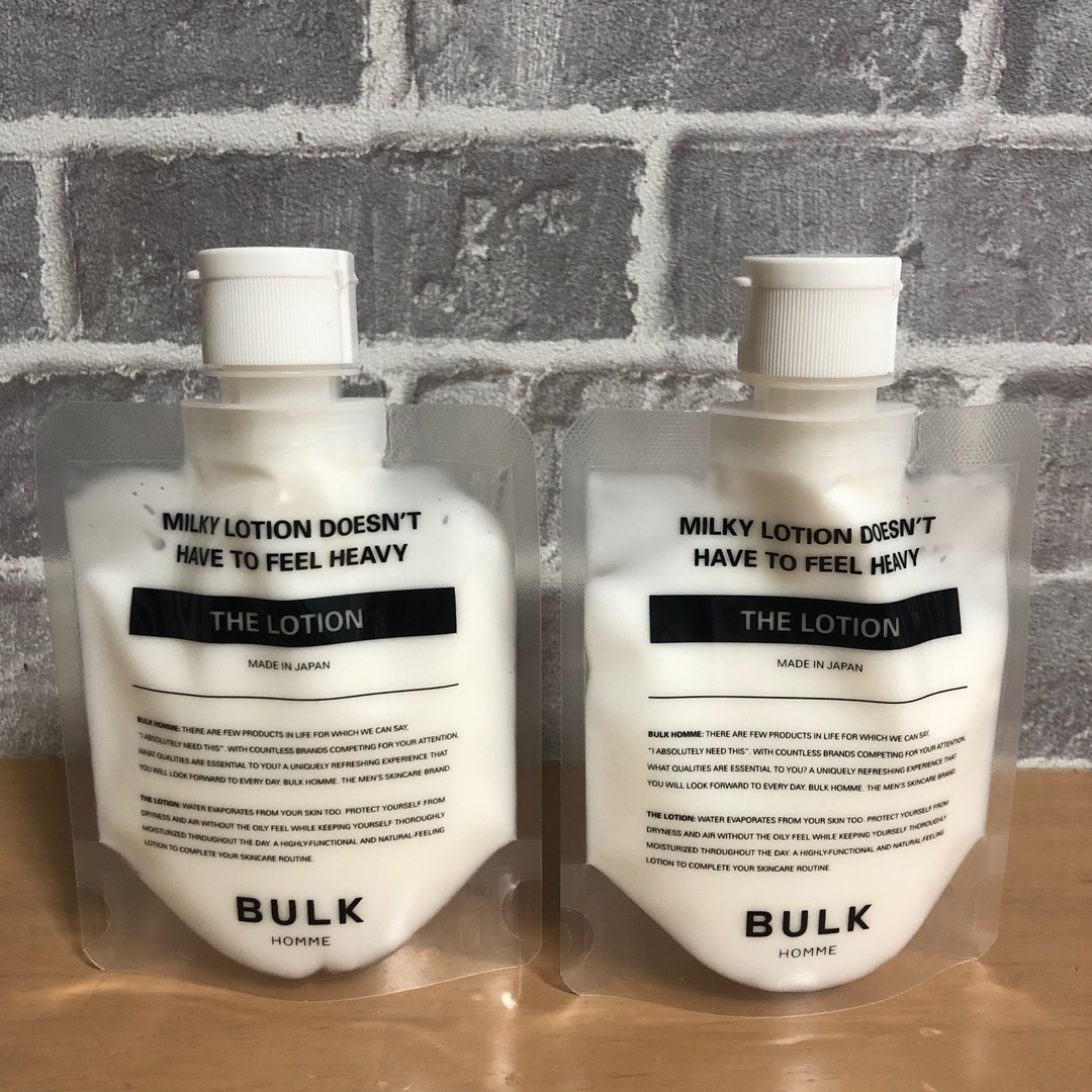 BULK HOMME(バルクオム)のバルクオム 乳液 新品未使用 2個セット コスメ/美容のスキンケア/基礎化粧品(乳液/ミルク)の商品写真