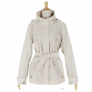 Max Mara - マックスマーラ Max Mara WEEKEND ジャケット ジップアップ ベルト フード付き ナイロン アウター レディース JI42 USA8 FB40 (M相当) ベージュ