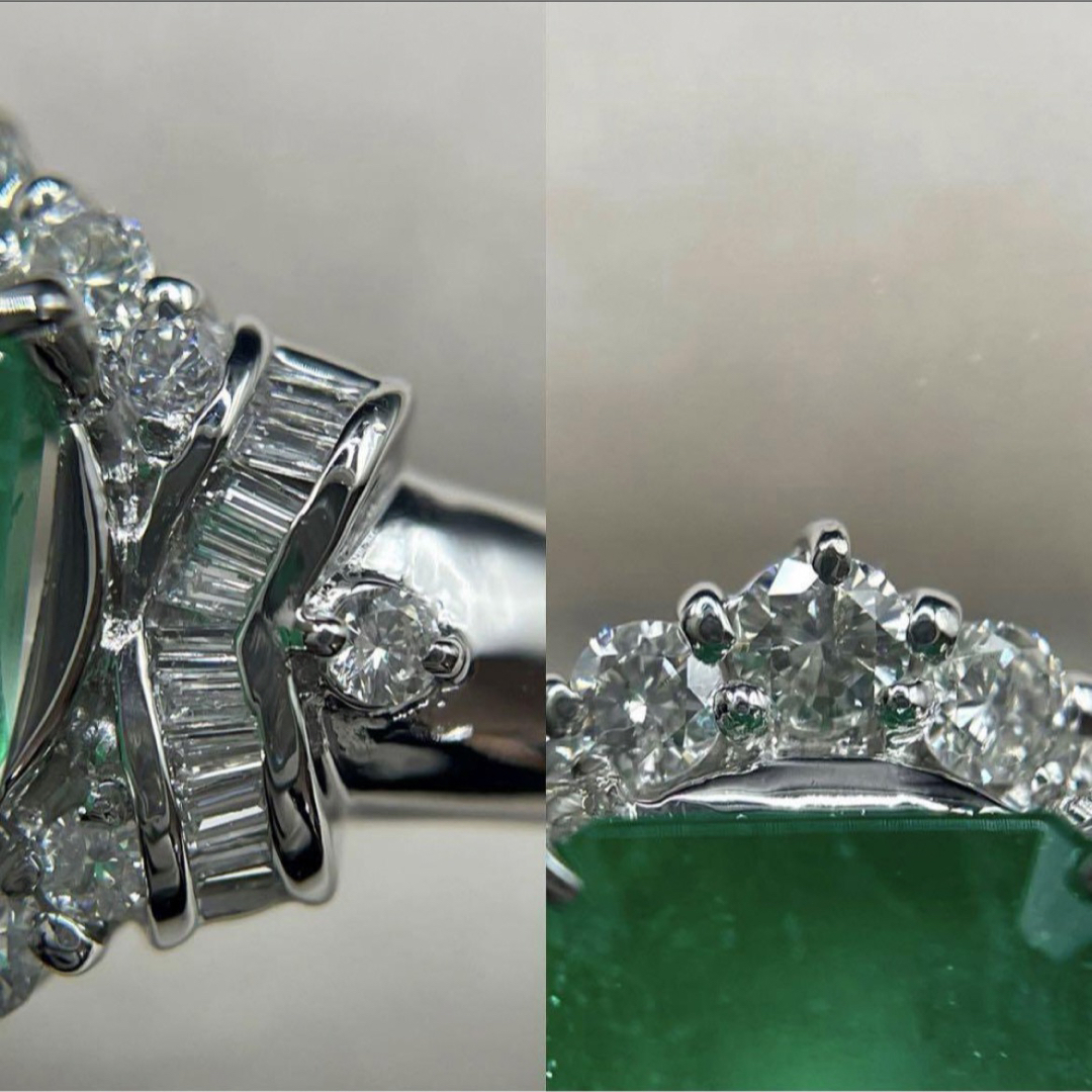 JB277☆高級 コロンビア産エメラルド2.493ct Dリング 鑑付 JB277☆高級 コロンビア産エメラルド2.493ct Dリング 鑑付