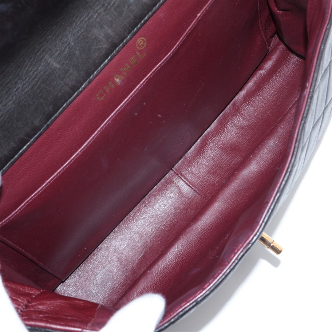 CHANEL(シャネル)のシャネル  ラムスキン  ブラック レディース ショルダーバッグ レディースのバッグ(ショルダーバッグ)の商品写真