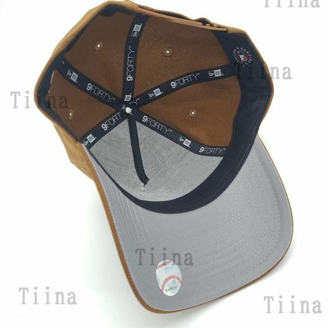 NEW ERA(ニューエラー)の逆ロゴ 茶 ブラウン ドジャース ニューエラ キャップ LA 限定 9FORTY メンズの帽子(キャップ)の商品写真