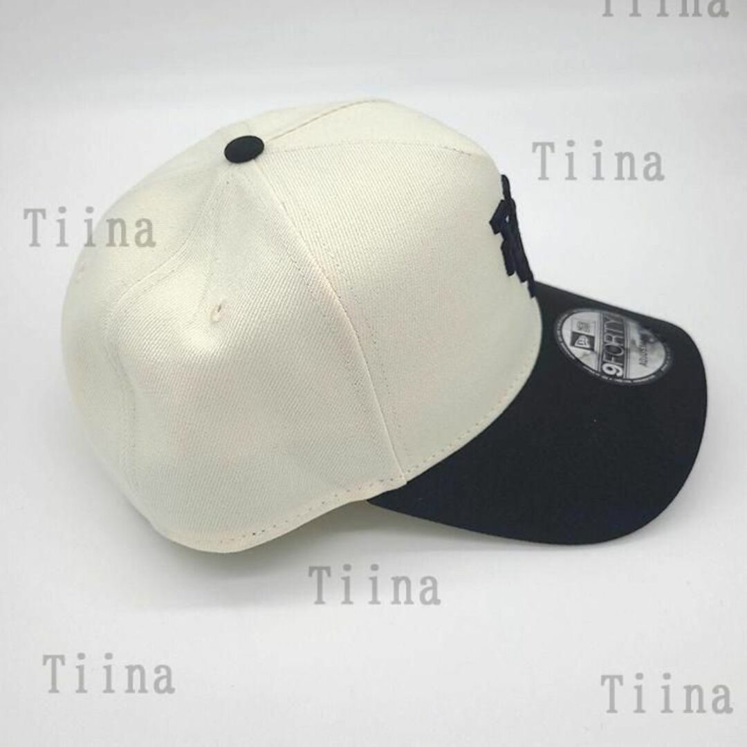 NEW ERA - 逆ロゴ 白 黒 ドジャース ニューエラ キャップ LA NEW ERA - 逆ロゴ 白 黒 ドジャース ニューエラ キャップ LA