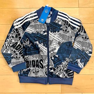 オリジナルス(Originals（adidas）)のadidas アディダスオリジナルス 総柄 ジャージ 110cm☆新品未使用(ジャケット/上着)