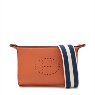 エルメス(Hermes)のエルメス ヴィドポッシュ トゴ  オレンジ レディース ショルダーバッグ(ショルダーバッグ)