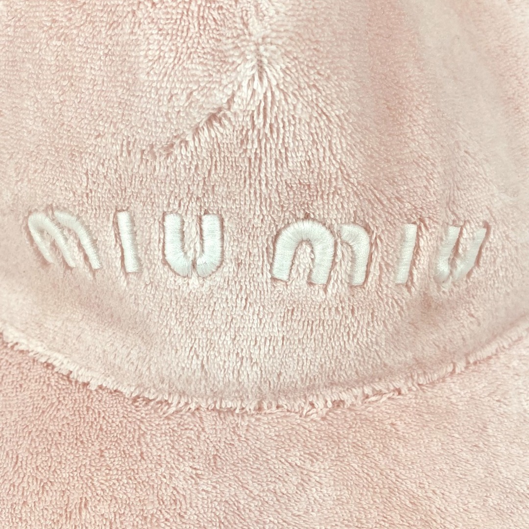 MIU MIU - ミュウミュウ MIUMIU ロゴ テリークロス 5HC179 帽子 MIU MIU - ミュウミュウ MIUMIU ロゴ テリークロス 5HC179 帽子