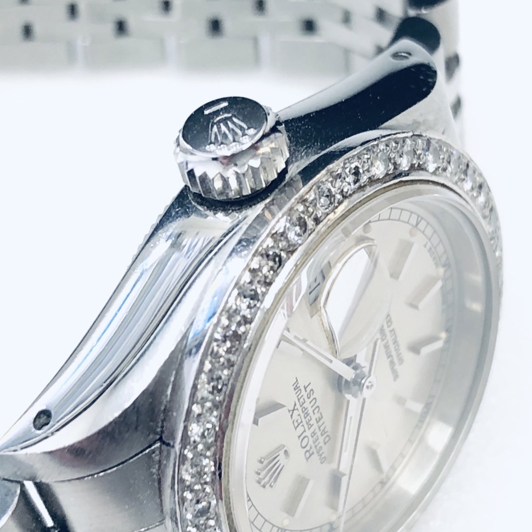 ROLEX(ロレックス)のロレックス デイトジャスト 69174 レディース腕時計 ダイヤモンドベゼル レディースのファッション小物(腕時計)の商品写真
