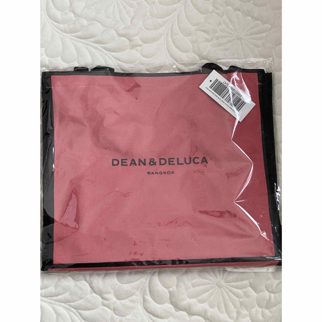 DEAN & DELUCA(ディーンアンドデルーカ)の【海外限定】ディーンアンドデルーカ SQ ピーチピンク スクエア レディースのバッグ(トートバッグ)の商品写真