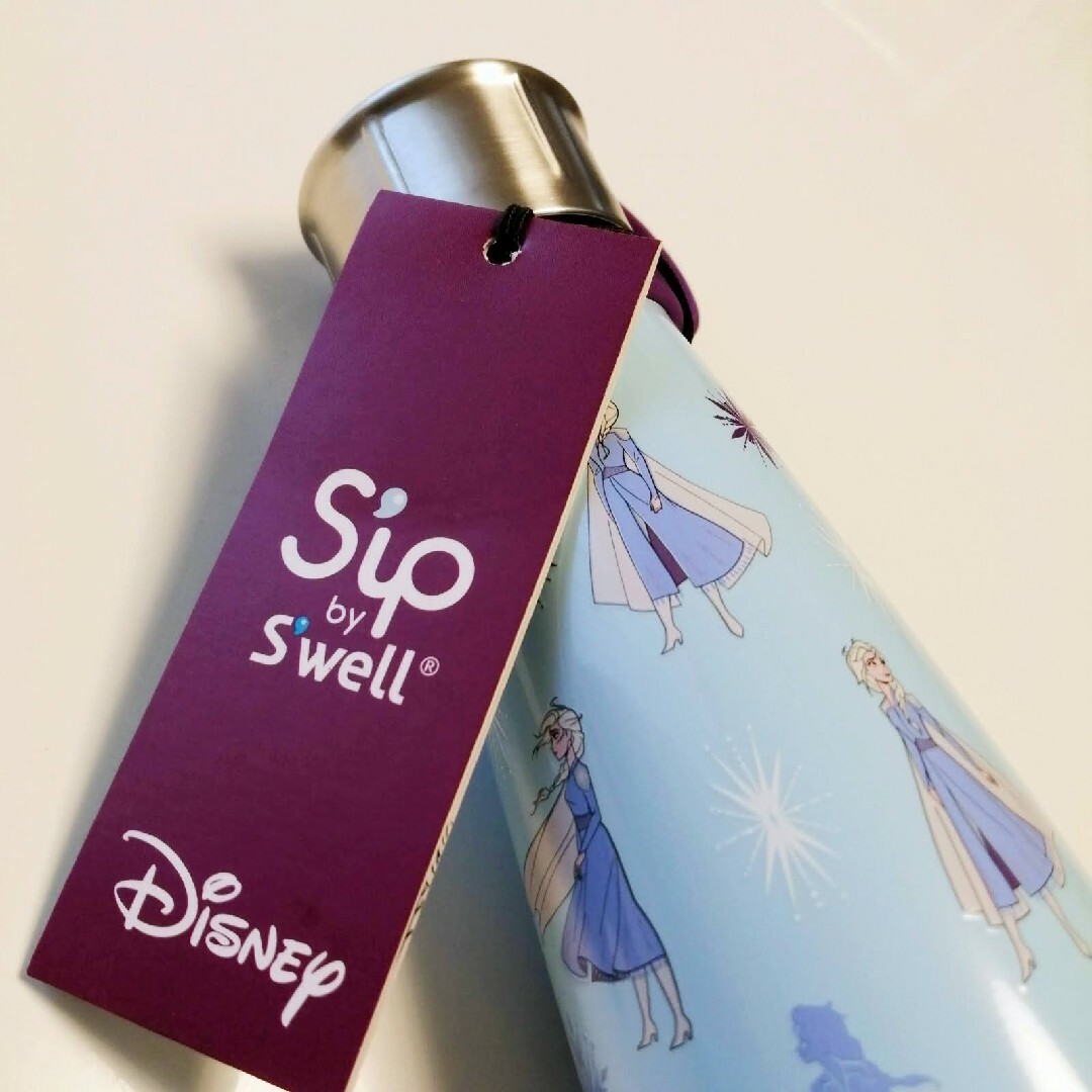 アナと雪の女王(アナトユキノジョオウ)の新品 Sip by S'well ステンレス ボトル 295ml スウェル キッズ/ベビー/マタニティの授乳/お食事用品(水筒)の商品写真