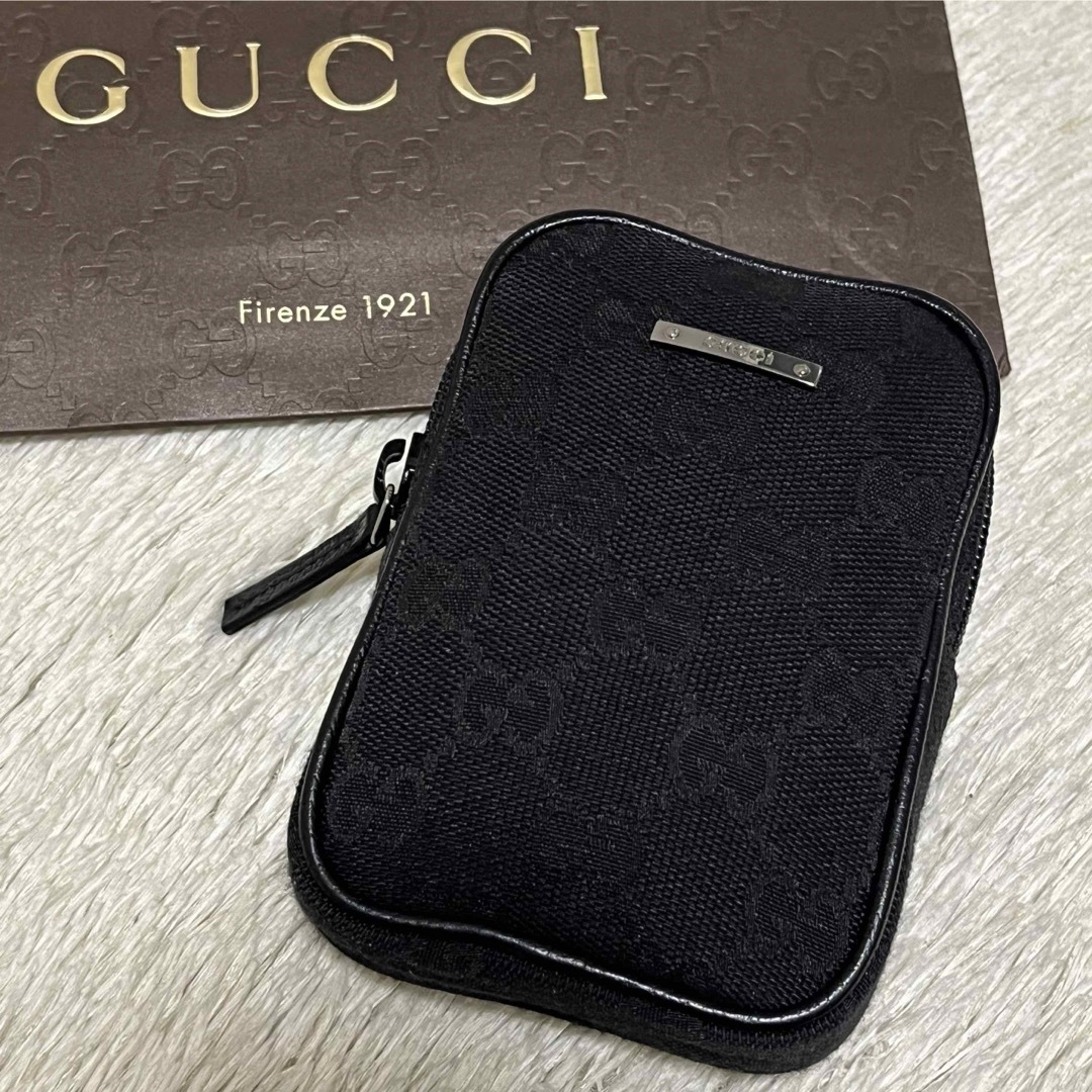 Gucci - 707✨美品✨グッチ シガレットケース ポーチ GGキャンバス