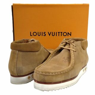 ルイヴィトン(LOUIS VUITTON)のLOUIS VUITTON ルイ・ヴィトン NIGO モノグラム LV モッズ ダミエ ジャイアント ライン アンクル ワラビー ブーツ 正規品 / 33673(ブーツ)