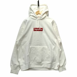 シュプリーム(Supreme)のSUPREME シュプリーム 21AW Box Logo Hooded Sweatshirt BOXロゴ スウェット パーカー ホワイト サイズXL 正規品 / 33687(パーカー)