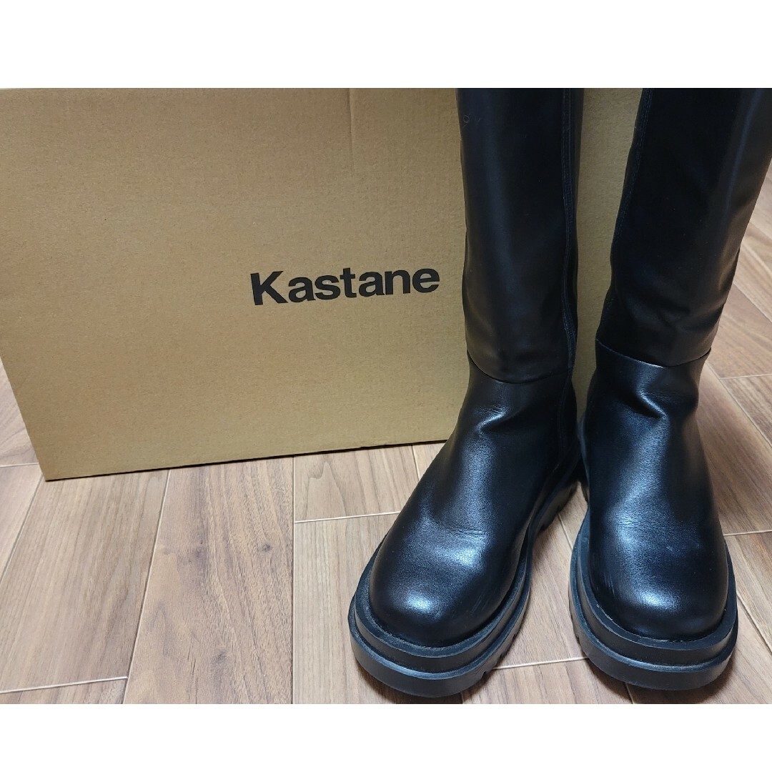 Kastane(カスタネ)の【最終値下げ】カスタネ☆ロングブーツ☆サイズ39☆ブラック レディースの靴/シューズ(ブーツ)の商品写真