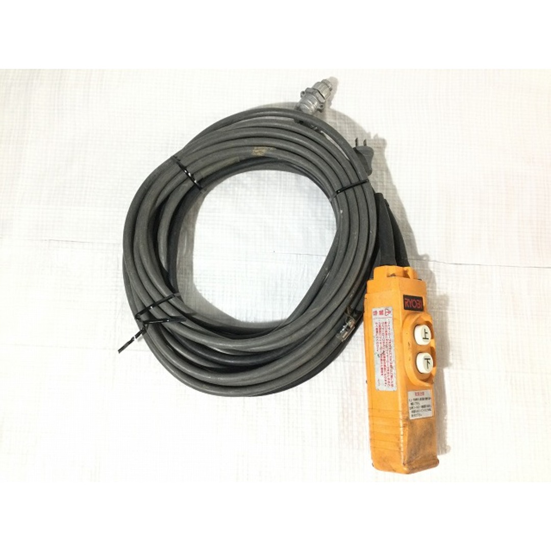 RYOBI - ☆中古品☆ RYOBI リョービ 荷重60kg 揚程20m 電動 RYOBI - ☆中古品☆ RYOBI リョービ 荷重60kg 揚程20m 電動