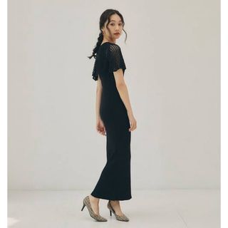 ランデブー(RANDEBOO)の【新品未使用】randeboo cape kint dress (ロングワンピース/マキシワンピース)