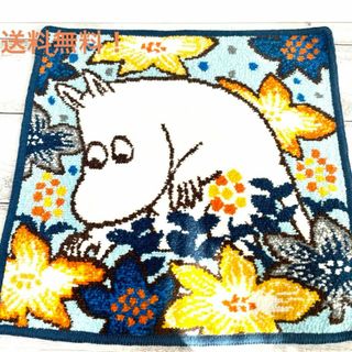 ムーミン(MOOMIN)のMOOMIN ムーミン　シェニール　ハンカチ　インブルーム　新品未使用(ハンカチ)