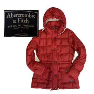 Abercrombie&Fitch - 【美品】アバクロンビー＆フィッチ　ロングダウン　フード　Lサイズ　Aライン