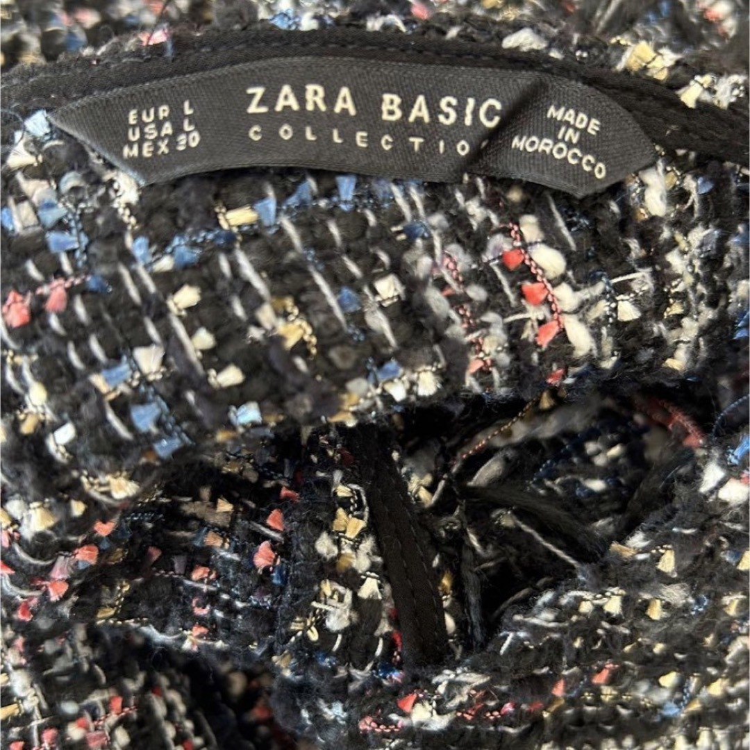 ZARA(ザラ)の❤️ZARA BASIC❤️ツイード ブラウス ワンピース ノースリーブ レディースのトップス(シャツ/ブラウス(半袖/袖なし))の商品写真