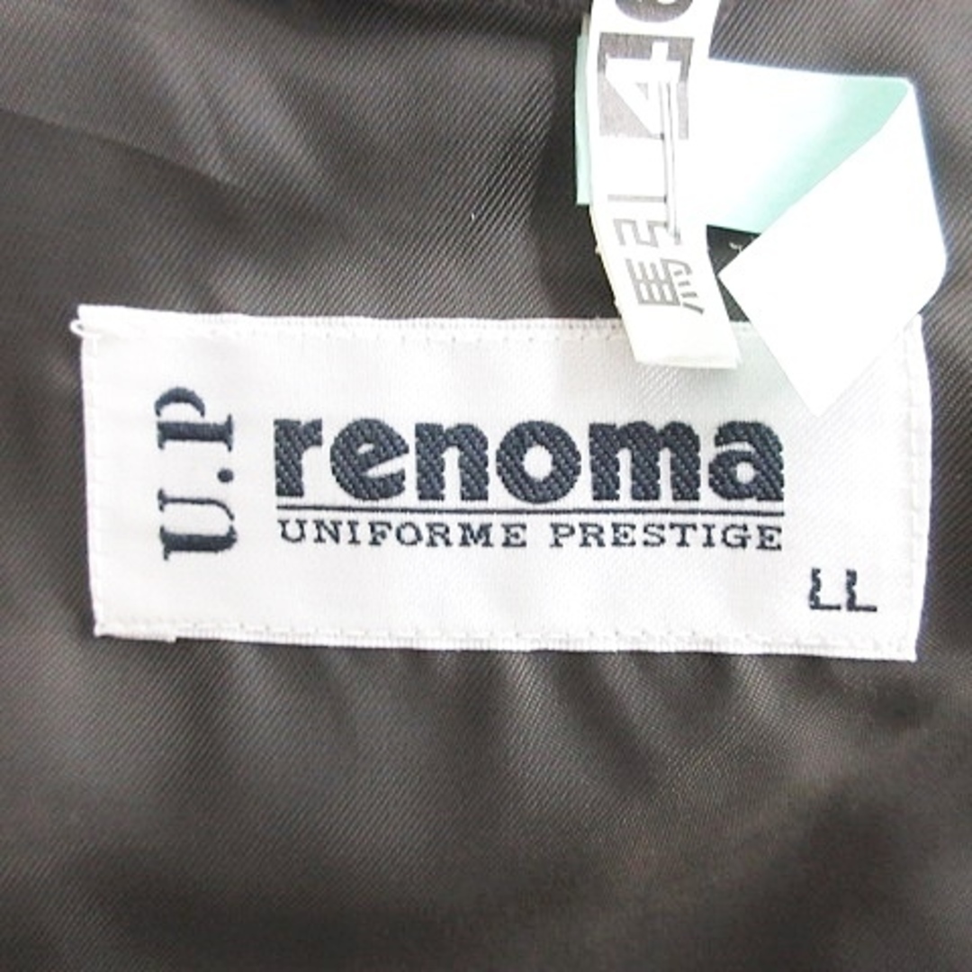 RENOMA(レノマ)のレノマ ジャケット ジャンバー ジップアップ スタンドカラー 茶 LL メンズのジャケット/アウター(ブルゾン)の商品写真