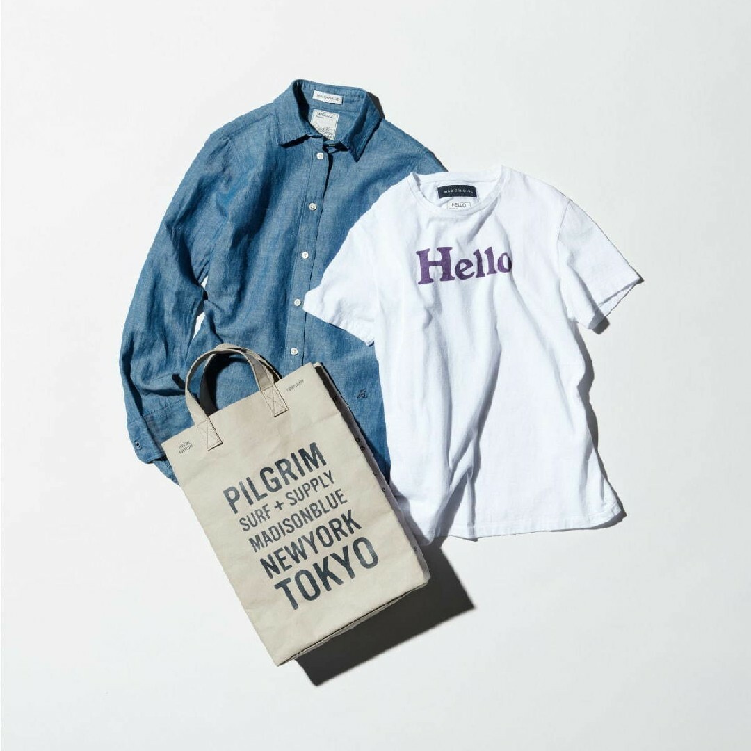 MADISONBLUE(マディソンブルー)のなーご様専用 マディソンブルーMADISONBLU別注ハローTシャツ レディースのトップス(Tシャツ(半袖/袖なし))の商品写真