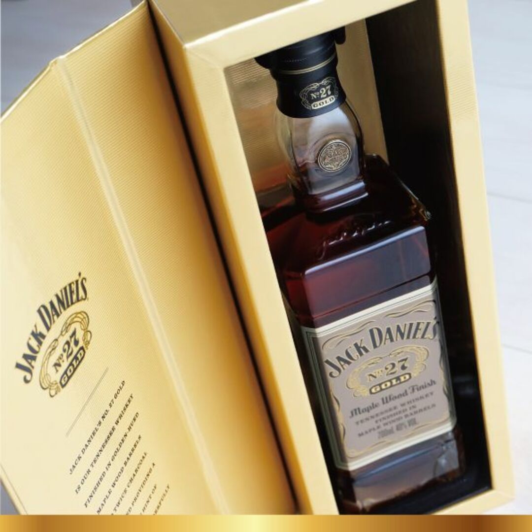 JACK DANIEL'S(ジャックダニエル)のジャックダニエル／No.27 ゴールド(GOLD) 食品/飲料/酒の酒(ウイスキー)の商品写真