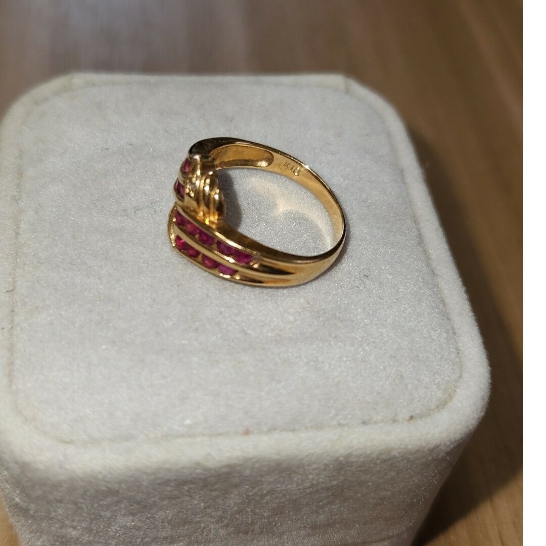 FUJIMI(フジミモケイ)のK 18　ルビ―指輪✨💍✨ レディースのアクセサリー(リング(指輪))の商品写真