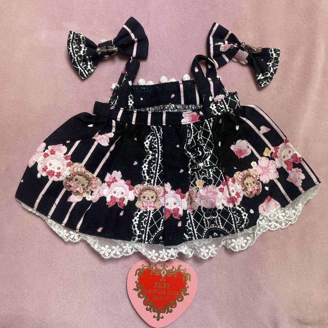 BABY,THE STARS SHINE BRIGHT(ベイビーザスターズシャインブライト)の新品・未使用　SA♡KU♡RAくみゃちゃん柄くみゃちゃんジャンパースカート レディースのレディース その他(その他)の商品写真