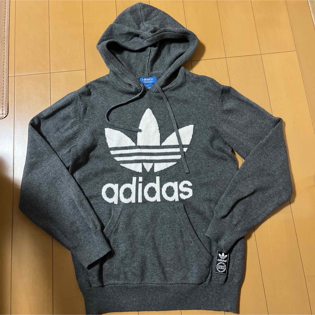 adidas(アディダス)のアディダス　ニットパーカー レディースのトップス(パーカー)の商品写真