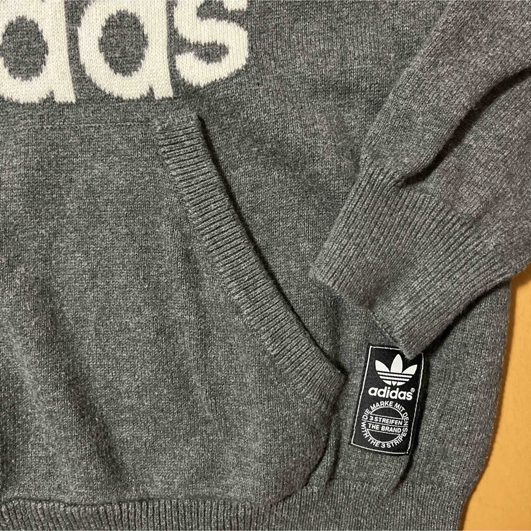 adidas(アディダス)のアディダス　ニットパーカー レディースのトップス(パーカー)の商品写真