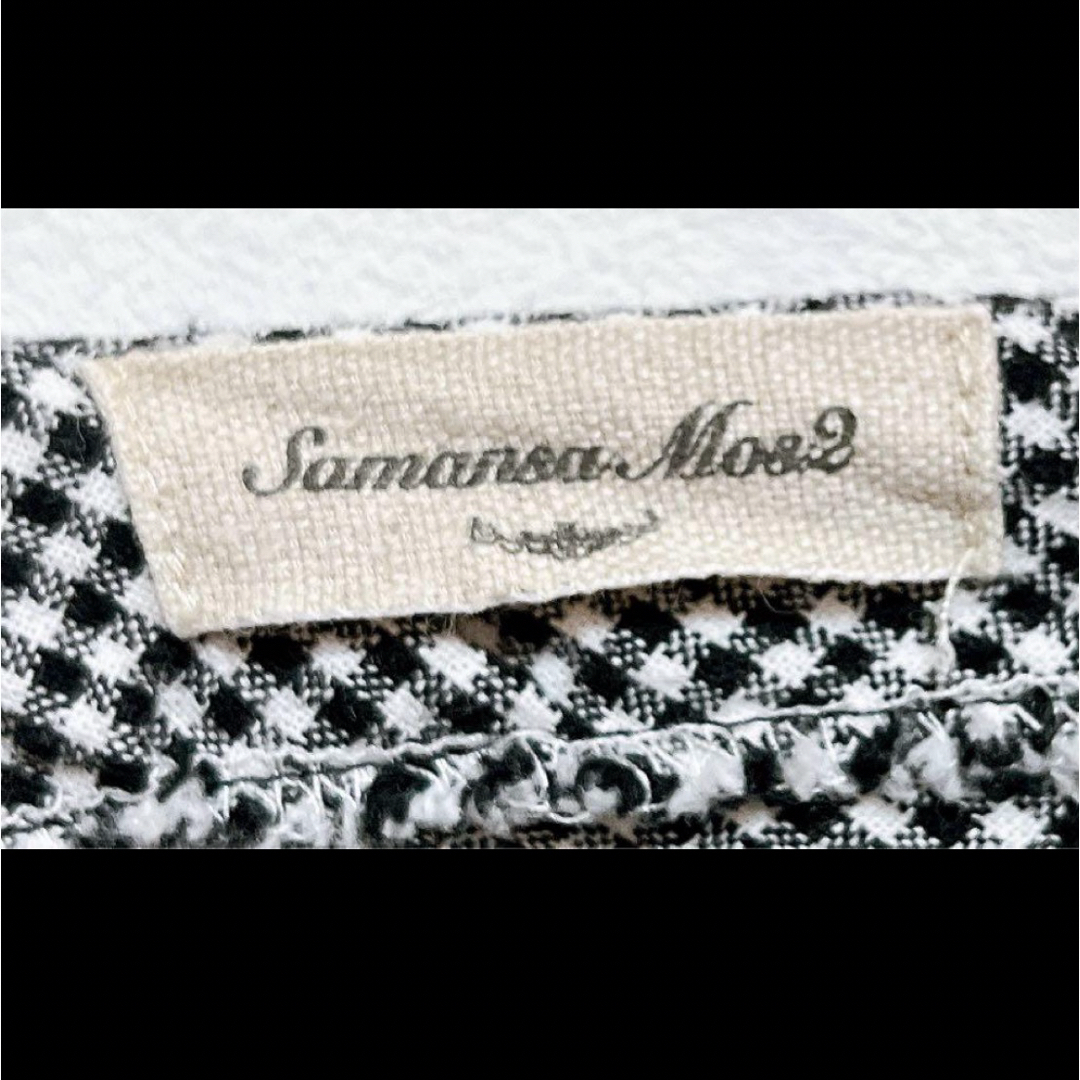 SM2(サマンサモスモス)のSamansa Mos2 ワンピース　ロング　フリーサイズ　チェック柄　美品 レディースのワンピース(ロングワンピース/マキシワンピース)の商品写真