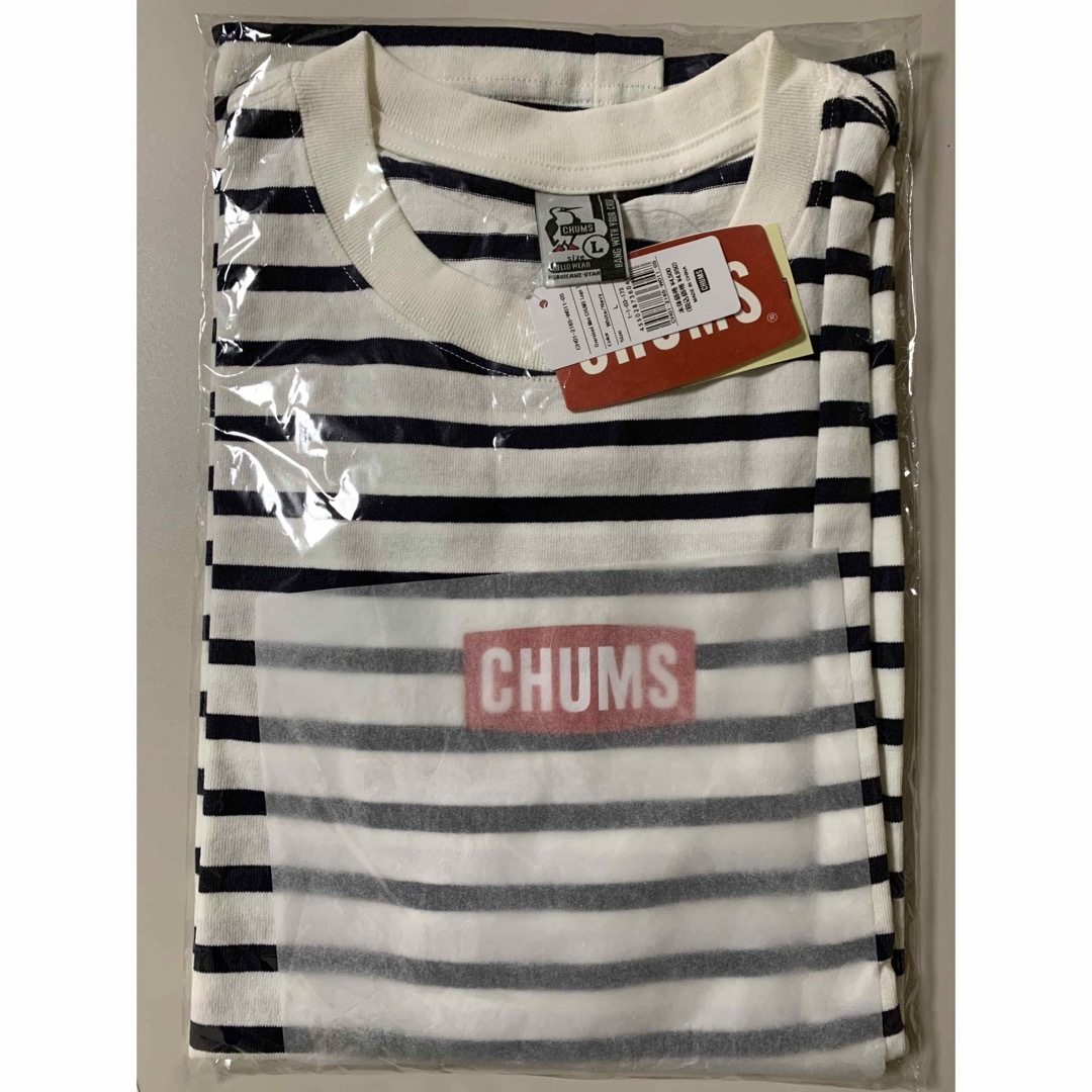 CHUMS(チャムス)の新品タグ付き　CHUMS チャムス　オーバーサイズ　ミニロゴ  定価4950円② メンズのトップス(Tシャツ/カットソー(半袖/袖なし))の商品写真