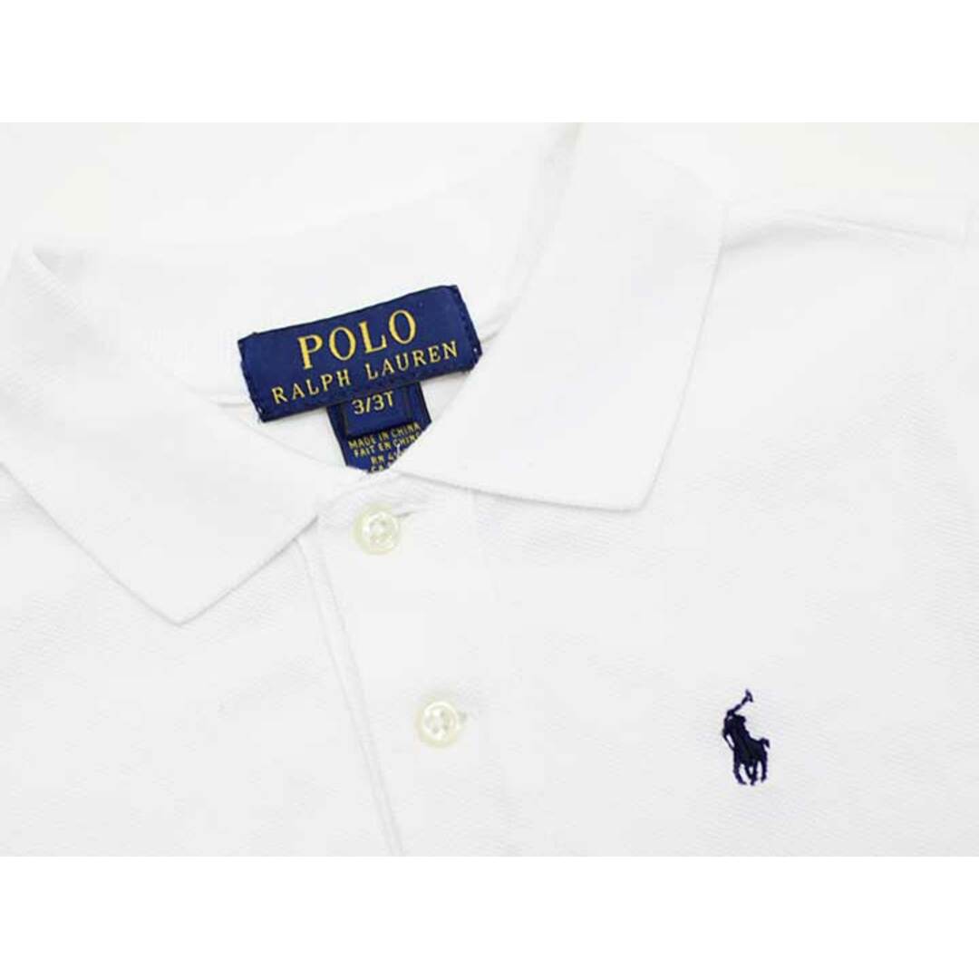 Ralph Lauren(ラルフローレン)の◇ラルフローレン/Ralph Lauren◇100cm 半袖ポロシャツ 白 フォーマル お受験 行動観察 見学会 説明会 お稽古 お教室 通塾 通園 スクール 冠婚葬祭【中古】子供服 キッズ kids 男の子 412032 fml キッズ/ベビー/マタニティのベビー服(~85cm)(その他)の商品写真