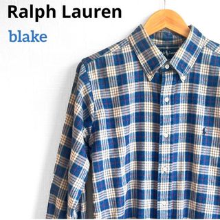 ポロラルフローレン(POLO RALPH LAUREN)のラルフローレン blake チェックシャツ M 上質 美品 コットン90s(シャツ)