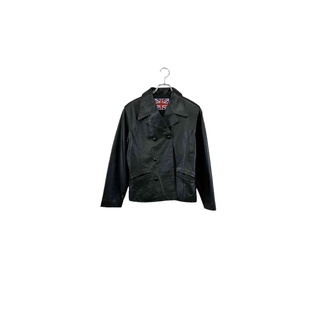 MICHIKO LONDON black leather jacket ミチコロンドン レザージャケット ブラック サイズ7R 牛革 レディース ヴィンテージ 6(ライダースジャケット)