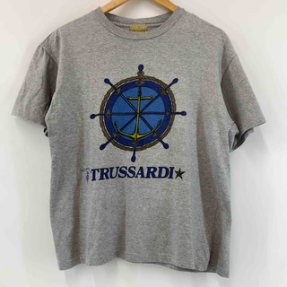 トラサルディ(Trussardi)のTRUSSADI　トラサルディ　グレー　イタリア製　メンズ  Tシャツ(半袖/袖無し)(Tシャツ/カットソー(半袖/袖なし))