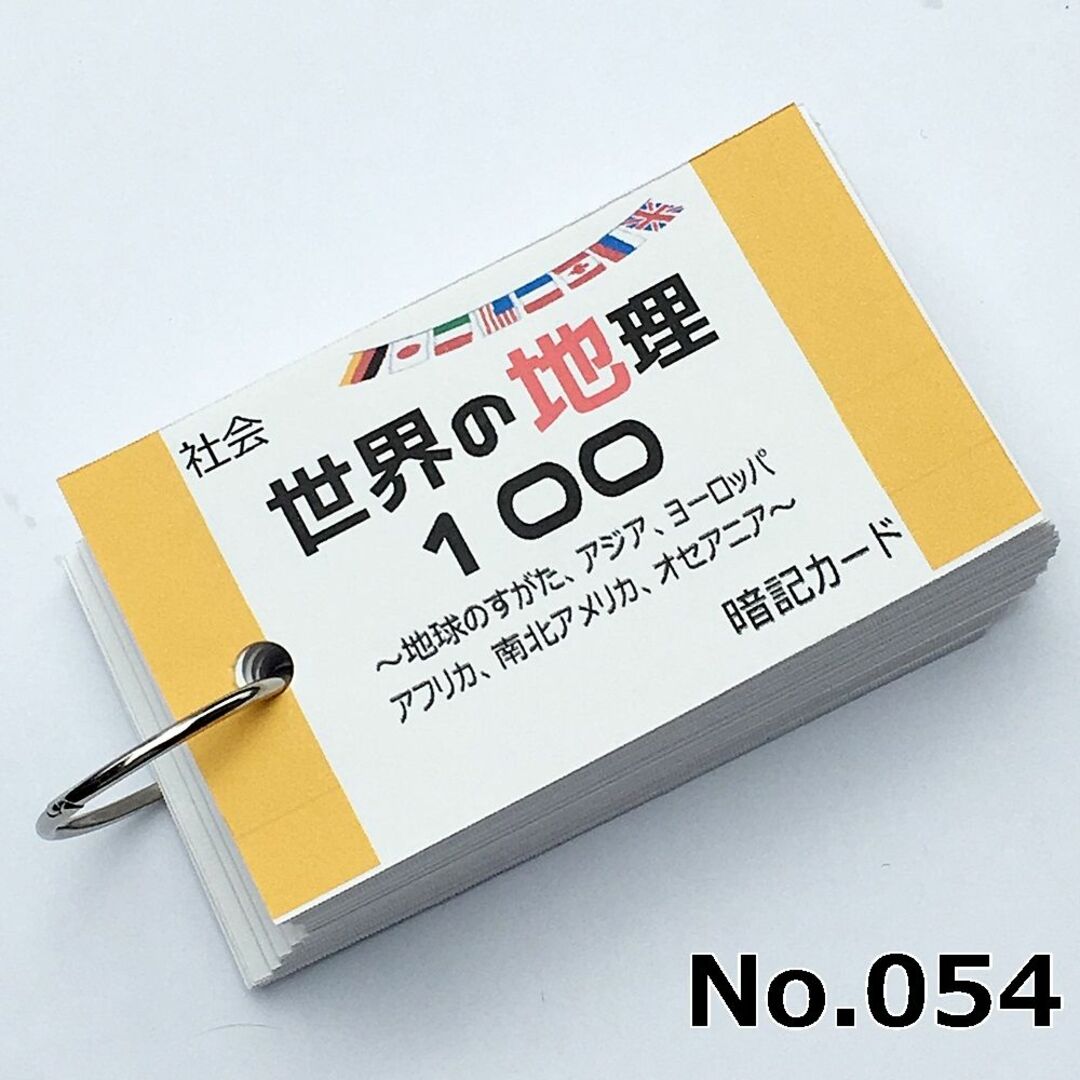 【054】社会　世界の地理　中学受験　中学入試　高校受験　高校入試 エンタメ/ホビーの本(住まい/暮らし/子育て)の商品写真