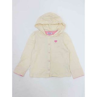 ミキハウス(mikihouse)の◇ミキハウス/MIKIHOUSE◇110cm フード付カーディガン ベージュ【中古】子供服 キッズ kids 女の子 春 131032 tops(カーディガン)