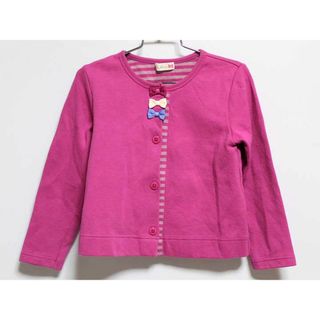 【値下げ!】‡ニットプランナー/KP‡110cm カーディガン ピンク【中古】子供服 キッズ kids 女の子 春秋 413032 tops