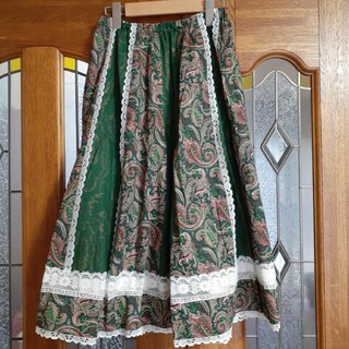 ハワイ製　スカート(ひざ丈スカート)