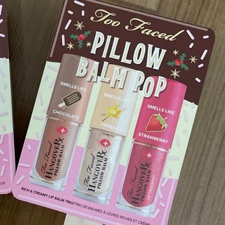 トゥフェイス(Too Faced)のトゥーフェイスド☆ピローバーム　ポップリッチ＆クリーミーリップバームトリオ(リップグロス)