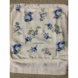 ローラアシュレイ(LAURA ASHLEY)の【LAURA ASHLEY】綿100% フェイスタオル(タオル/バス用品)