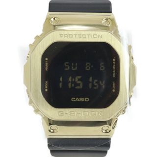 カシオ(CASIO)のCASIO　カシオ　5600シリーズ　GM-5600G-9JF　クオーツ　デジタル　SS　イエローゴールド　ラバー　ブラック　メンズ　腕時計 プレゼント包装【中古】松前R56号店(腕時計(アナログ))