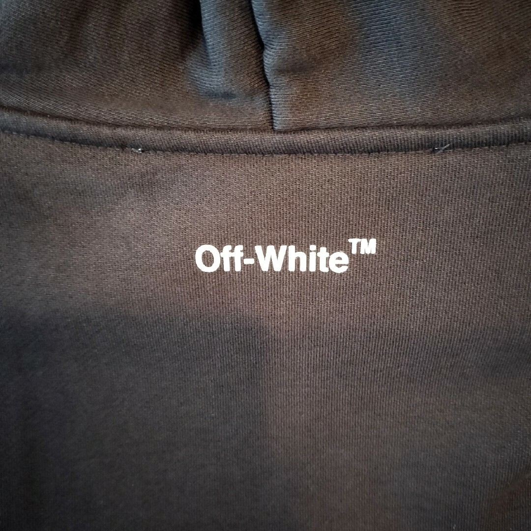 OFF-WHITE(オフホワイト)の【使用少★極美品】off-white オフホワイト アロー ロゴ パーカー メンズのトップス(パーカー)の商品写真