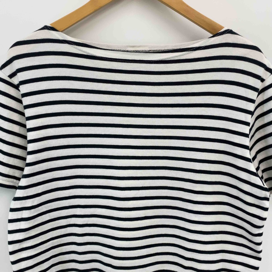 ORCIVAL(オーシバル)のORCIVAL　オーシバル　黒×白　ボーダー　ボートネック　 メンズ  Tシャツ(半袖/袖無し) メンズのトップス(Tシャツ/カットソー(半袖/袖なし))の商品写真