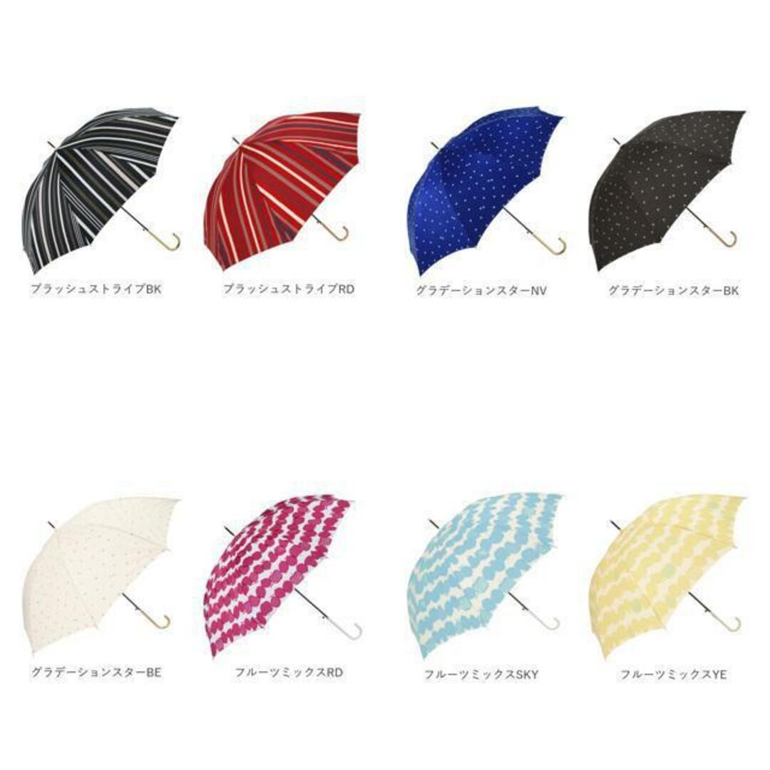 amusant sous la pluie 60cmBJ 耐風 スリム 長傘 レディースのファッション小物(傘)の商品写真