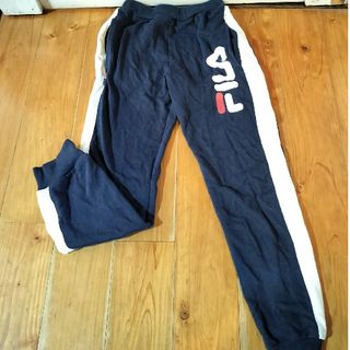 【140cm】 FILA パンツ 長ズボン キッズ服 紺 ネイビー 12